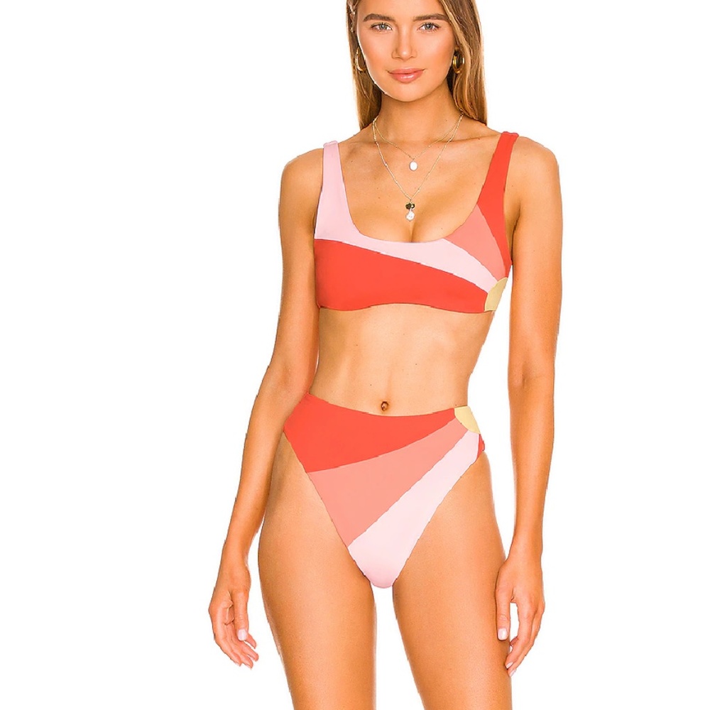 LSPACE Luca Sunburst Bikini Bottom - Bitsy / Sunburst / L